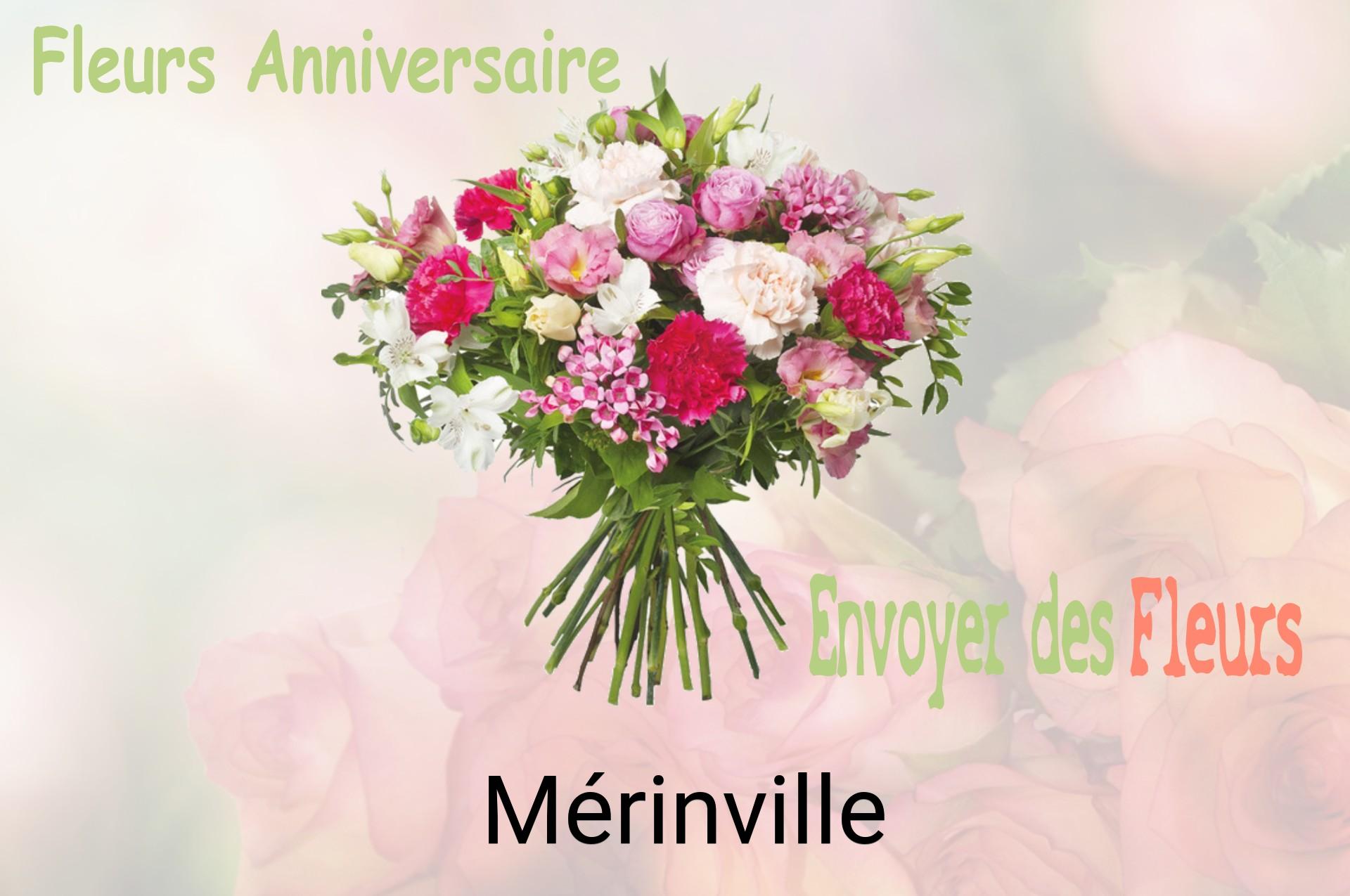 Bouquet de fleurs d’anniversaire livré à Mérinville