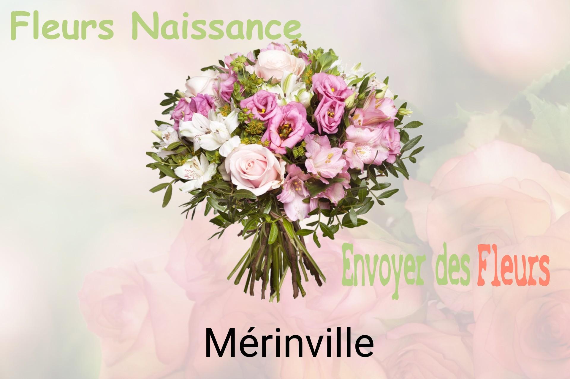 Bouquet de fleurs de naissance livré à Mérinville